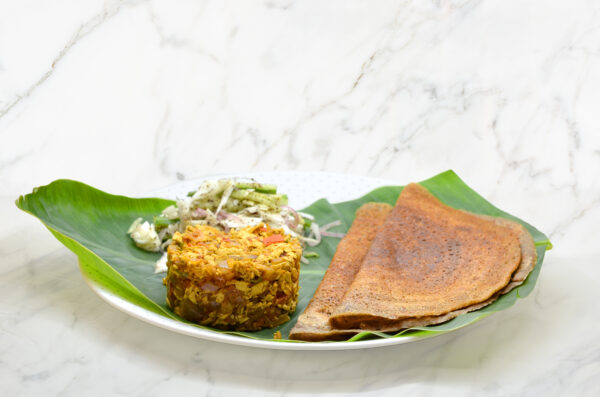 Image Millet Dosa with Tofu Bhurji
