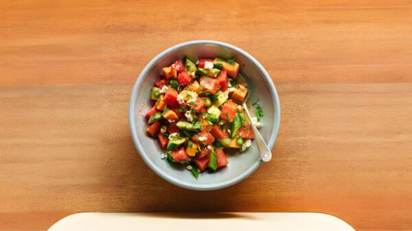 Melon Medley Crunch Salad
